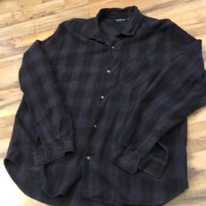 Velvet by G & S Long Sleeve Plaid Woven Shirt